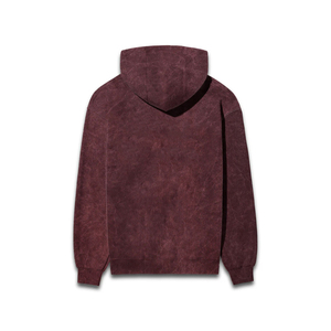 Taille adulte fait avec l'hiver chaud hommes lavage à l'acide à capuche/basiques, coton mélangé manches longues léger hommes lavage à l'acide à capuche - Product Image 2