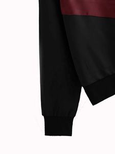 Vêtement de sport d'extérieur personnalisé professionnel, veste coupe-vent pour homme, doublure en maille de haute qualité, blocs de couleur, vestes coupe-vent - Product Image 4