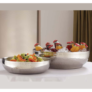 Tazones de Servir de Acero Inoxidable Pulido de Doble Pared, Aislados, Duraderos y Ecológicos para la Industria de Hostelería y Restaurantes - Product Image 1