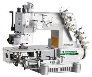 Machine à coudre industrielle à point de chaînette à cylindre, 4 aiguilles, 8 fils, ST 008-04085P, poignée en plastique OEM DIY, garantie 3 ans - Product Image 6