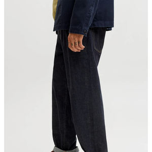 <b>Men's</b> 2026 <b>High</b> <b>Waist</b> Straight Loose Fit Denim <b>Jeans</b> Casual Cargo Pants All Seasons Wholesale Light Blue Street Style Vintage - Product Image 4