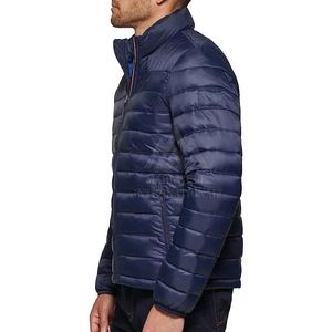 2025 Color sólido Casual hombres chaqueta acolchada Streetwear nueva moda a prueba de viento hombres chaqueta acolchada - Product Image 3