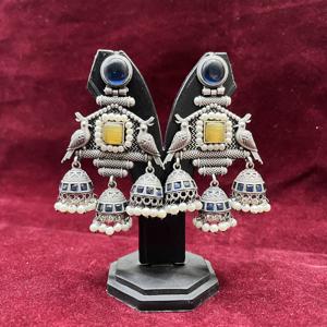 Pendientes de Plata Oxidada para Mujer, Joyería Étnica Bohemia, Regalo para Ella - Product Image 3