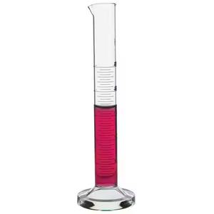 Heat-Resistant 25ml Measuring <b>Cylinder</b> made from Graduated Borosilicate <b>Glass</b> Labware for Scientific Use - Product Image 4