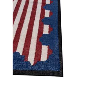 Alfombras de Lana Tejidas a Mano Alhambra Ivory, Diseño de Rayas, con Seda de Bambú, para el Hogar, Pasillo, Dormitorio, Sala de Estar-ADWL-13202 - Product Image 4