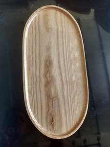 Assiette à dîner en bois d'acacia du Vietnam pour restaurant ou maison-Nourriture décorative avec de nouveaux designs - Product Image 5