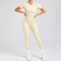 Combinaison de sport pour femme, taille haute, style hip-hop, ajustée, séchage rapide, respirante, en Spandex/Polyester, longueur intégrale