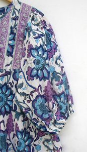 NOVEDAD DE VERANO 2023, vestido Maxi informal para mujer, cuello en V, mezcla de algodón, encaje, botón, decoración, ropa ajustada, Natural, en su mayoría vendida - Product Image 3