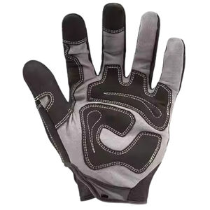 Guantes de trabajo generales Guantes mecánicos de cuero lavables a máquina y duraderos multiusos Ajuste de rendimiento OEM ODM disponible - Product Image 2