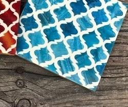 Posavasos Cuadrados de Nogal con Incrustaciones de Hueso, Estilo Mughal, Ecológicos y Clásicos, de Alta Demanda, para Decoración de Sala de Estar y Regalos - Product Image 2