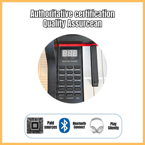 <span class=keywords><strong>Piano</strong></span> droit numérique de qualité supérieure Clavier à marteau lourd à 88 touches <span class=keywords><strong>Piano</strong></span> tactile de haute qualité à 16 niveaux - Product Image 2