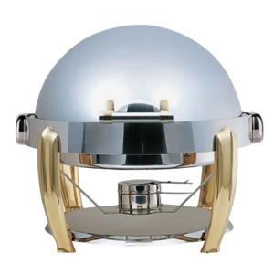 Equipo de Catering Calentador de alimentos con acabado brillante Calentador de buffet para cazuelas para alimentos Plato de frotamiento de acero inoxidable - Product Image 1