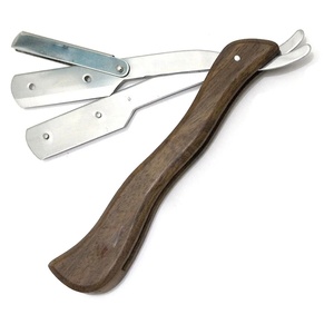New Stylish Straight <b>Razor</b> Premium Wooden Handle Best Top Barber Shaving Straight <b>Razors</b> Multi Use <b>Razor</b> - Product Image 3