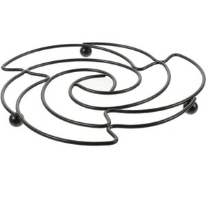 Trivet de voyage compact en métal pour protéger les tables de pique-nique des plaques chauffantes, des bols, des casseroles, des poêles et des plats de service - Product Image 3