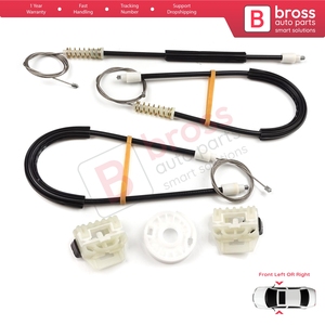 Kit de réparation de lève-vitre BWR558 pour porte avant Leon MK1 1M1 1999-2006 Toledo MK2 1M2 1998-2004 4/5 portes 1M0837461A 1M0837462A - Product Image 2