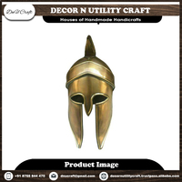 Casque Viking en Acier Inoxydable Style Antique Artisanat Métallique Armure avec Sangles en Cuir Gravure Imprimée Émail Dur Artistique
