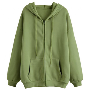 Sweat à capuche zippé en polaire pour hommes-Chaud et doux, parfait pour le temps froid et superposé Sweat à capuche zippé élégant pour hommes avec capuche - Product Image 1