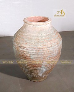 Atlantis AN027H88YER Pot de fleur en céramique Design moderne jaune et blanc pour la décoration de la maison et du jardin - Product Image 3