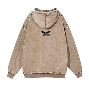 Sweat-shirt à capuche personnalisé pour homme, logo frontal sur mesure, respirant, en molleton écologique, coupe classique, unisexe - Product Image 6