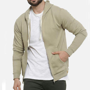 2026 nouveaux sweats à capuche personnalisés en gros, sweats à capuche à fermeture éclair intégrale, sweats à capuche en polaire vierges de haute qualité, unisexe, pour hommes - Product Image 6