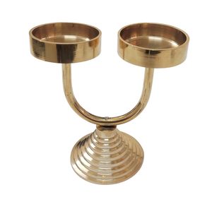 Luxury Candle Holder Decoration Antique <b>Candlestick</b> Holders Taper <b>Brass</b> Metal Candle Holder Gold wholesale manufacturer supplier - Product Image 5