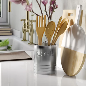ที่ดีที่สุดขายโลหะส้อมมีดภาชนะแคดดี้Organizerผู้ถือภาชนะเคาน์เตอร์ครัว - Product Image 5