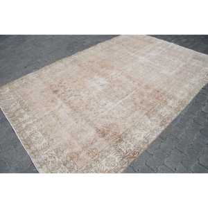 Tapis turc vintage 6,5x10,1 pi (198x309 cm), tapis oriental brun - Product Image 3