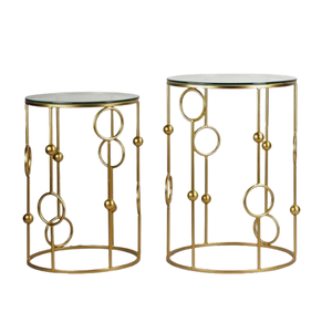 Mesa anidada superior de mármol de lujo, mesa de centro con acabado clásico, muebles decorativos para sala de estar de Hotel - Product Image 4