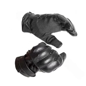 Guantes de cuero con protección de nudillos Guantes de cuero ligeros resistentes a cortes tácticos de Pakistán - Product Image 2