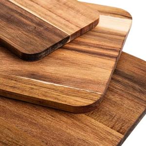 Service OEM Ensemble de 3 planches à découper en bois d'acacia épais Blocs à découper en bois pour la cuisine Prix compétitif - Product Image 3