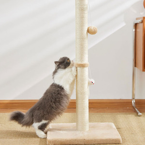 Rascador Vertical de Sisal <span class=keywords><strong>para</strong></span> <span class=keywords><strong>Gatos</strong></span> |   Árbol <span class=keywords><strong>para</strong></span> <span class=keywords><strong>Gatos</strong></span> de Tela Antidesgarro, Poste <span class=keywords><strong>para</strong></span> Trepar, Juguete <span class=keywords><strong>para</strong></span> Afilar Garras de Gatitos - Product Image 5