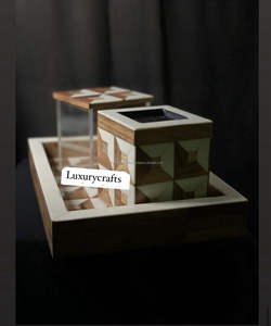 Brûleur d'encens Bakhoor au charbon de bois incrusté d'os au design tendance de l'Inde Brûleur d'encens Bakhoor fait à la main par LUXURY CRAFTS - Product Image 6