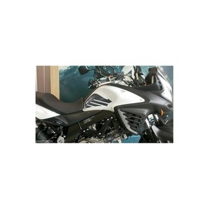 2 Pezzi Adesivi 3D per Protezione Laterale Serbatoio, Logo Personalizzato per Moto Suzuki V-Strom DL - Product Image 1