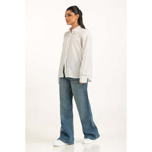 เสื้อเชิ้ตป๊อปลินลำลองทรงเรียบง่าย รุ่น WM-CS-SS25-426 - Product Image 2