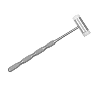 Tête en nylon double face de marteau de maillet chirurgical d'acier inoxydable pour des procédures orthopédiques et dentaires - Product Image 1