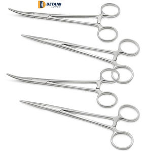 5.5 pince de verrouillage incurvée droite poignée en acier inoxydable hémostatique pince à moustique Kit de suture Instrument médical - Product Image 5