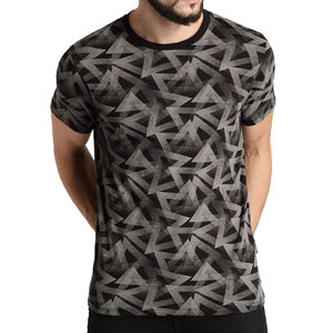 Camiseta de Hombre de Textura Suave, Sublimada, Manga Corta, Corte Regular, Poliéster/Algodón, Transpirable, Ecológica, para Actividades al Aire Libre - Product Image 1