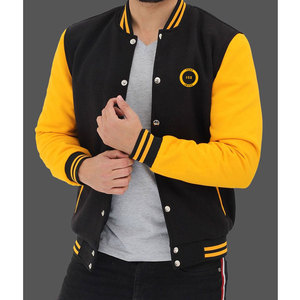 Veste d'hiver tendance avec boutons-pression durables, veste de sport pour homme, style Letterman, pour un look sportif moderne - Product Image 5