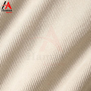 กางเกงลำลองผู้ชายผ้าลูกฟูกน้ำหนักเบา มีเชือกผูกและกระเป๋า สไตล์สตรีทแวร์ สีน้ำตาลอ่อนแบบกำหนดเอง จาก Hamza Apparels - Product Image 5