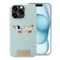 Nouvelle coque de téléphone arrière personnalisée en gros, auto-adhésive, motif chien saucisson de dessin animé, antichoc en TPU, compatible multi-marques CAT-001
