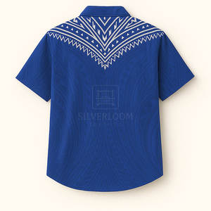 เสื้อเชิ้ตลำลองพิมพ์ลายแขนสั้นสำหรับผู้ชายเสื้อเดินชายหาดติดกระดุมสำหรับฤดูร้อนเสื้อผู้ชายโลโก้ตามสั่ง - Product Image 4