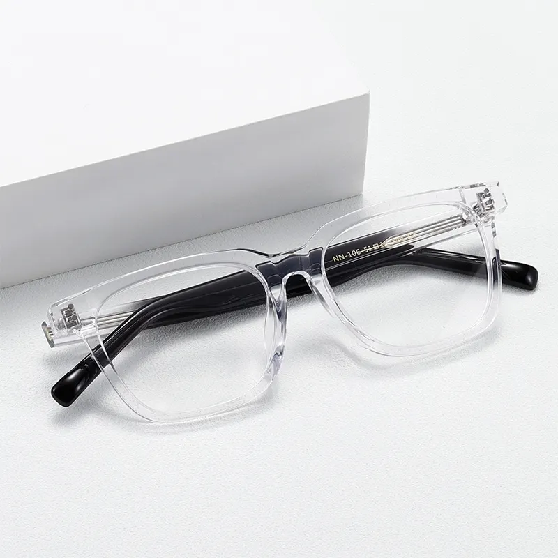 Figroad kacamata wanita, bingkai optik persegi Anti sinar biru