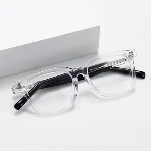 Moldura de óculos quadrados óticos Figroad para mulheres óculos anti-luz azul