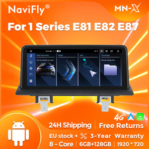 Écran intelligent pour voiture Navifly EU STOCK MN-<span class=keywords><strong>X</strong></span> pour <span class=keywords><strong>BMW</strong></span> Série 1 E81 E82 E87 CCC CIC, autoradio, caméra 360°, Android, DSP, CarPlay sans fil - Product Image 1