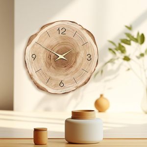 Wholesale Unique Handmade Quartz Wooden Wall <b>Clock</b> <b>Office</b> Decorative Wood <b>Clock</b> Needle Display Best Product for Living Portrait - Product Image 4