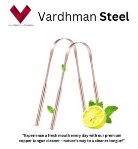 อุปกรณ์ทำความสะอาดลิ้นทองแดงสำหรับเด็กและผู้ใหญ่สินค้าส่งตรงจากโรงงานเพื่อการขจัดกลิ่นสดชื่นและแบคทีเรียด้วยด้ามจับที่นุ่มสบาย - Product Image 2