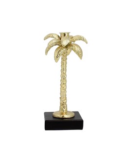 Vintage Palm Tree <b>Candle</b> <b>Holder</b>/Brass Palm Tree <b>Candle</b> <b>Holder</b>/Hot Selling Small Palm Tree <b>Candle</b> <b>Holder</b> With Golden Finished - Product Image 4