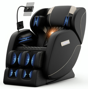 Fauteuil de massage complet de qualité, prêt à être expédié, avec fonction zéro gravité, airbag, rouleaux de pression pour les pieds et Bluetooth. - Product Image 1