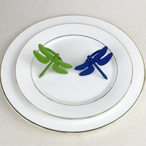 Rond de serviette doré et support pour dessus de table d'hôtel de mariage Utilisation décorative Rond de serviette en métal Réglage de table fantastique - Product Image 6