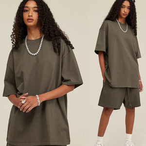 เสื้อยืดผ้าฝ้ายคุณภาพสูง250กรัมสำหรับผู้ชายเสื้อยืดพิมพ์ลายขนาดใหญ่น้ำหนักมากเปล่าสำหรับผู้ชายเสื้อยืดผ้าฝ้าย100% ซักกรด - Product Image 1